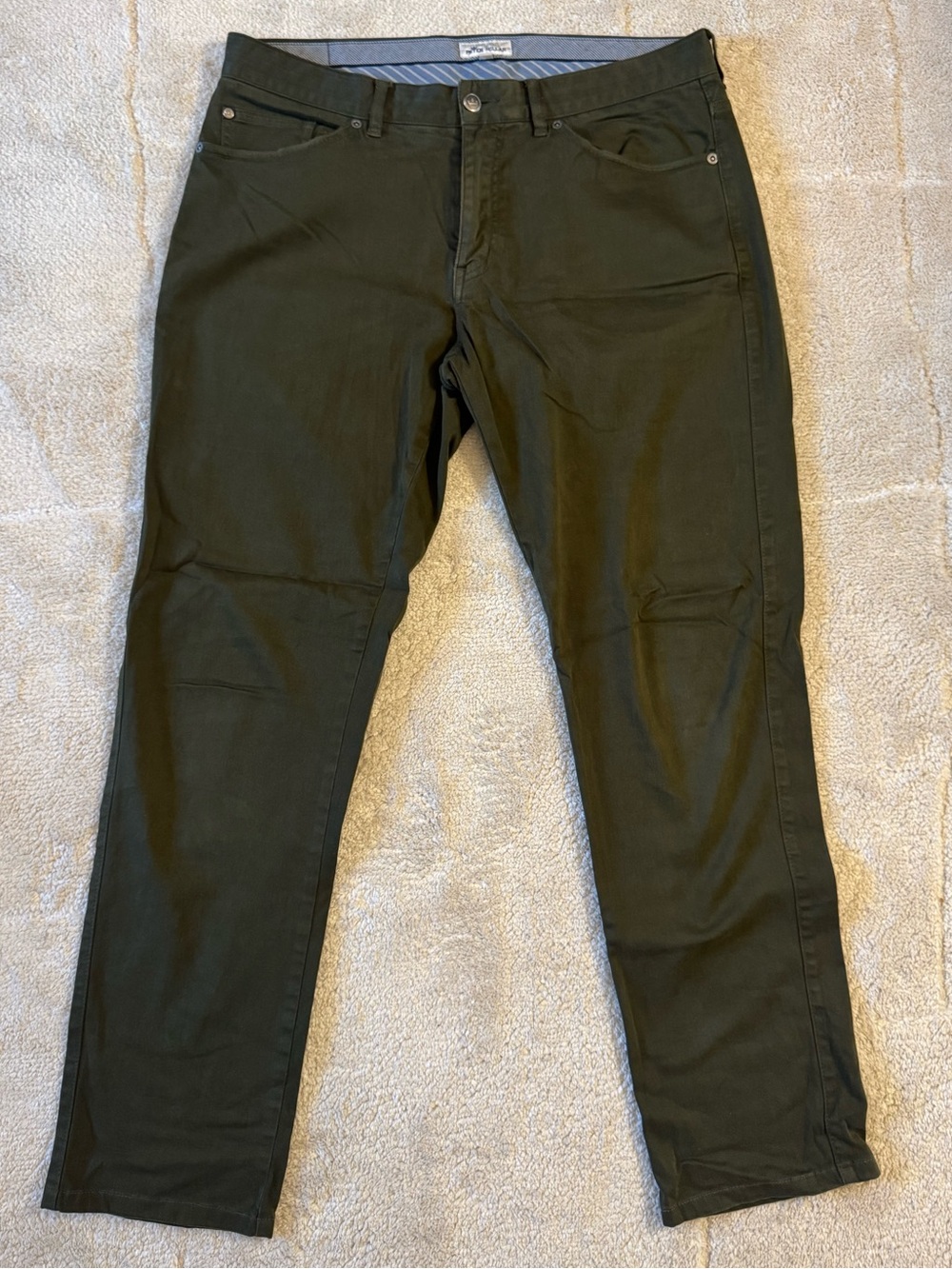 Peter Millar Olive Green Men's Chino Pants